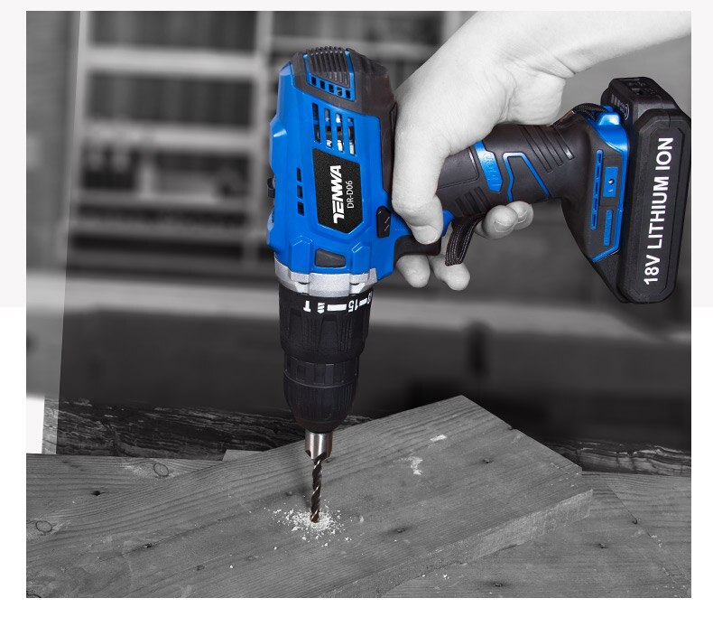 Cordless Electric Drill with LED Light Cordless Electric Drill with LED Light