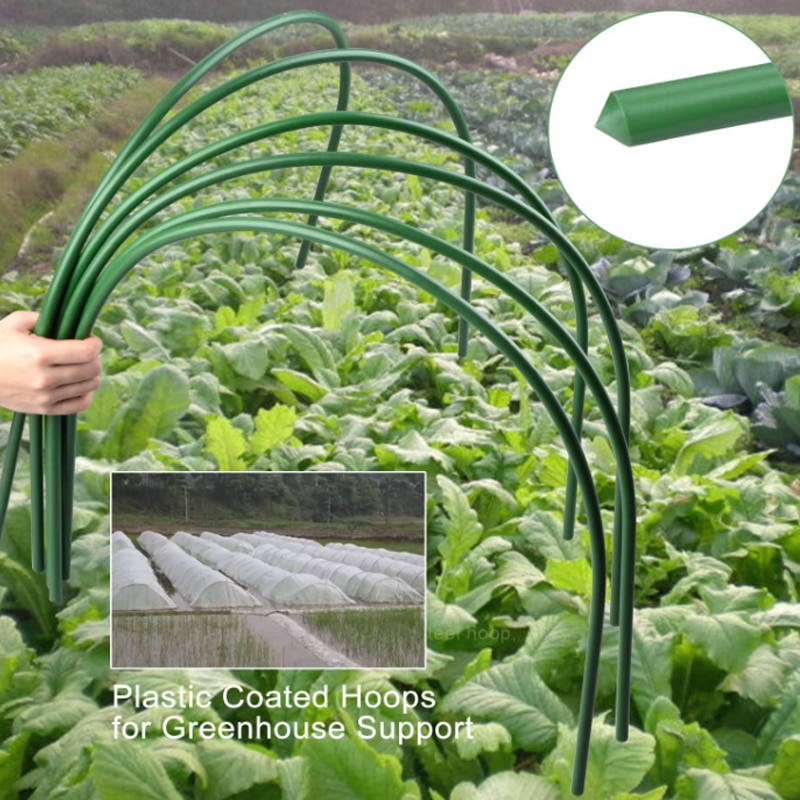 Set of 6 Greenhouse Plant Support Hoops Set of 6 Greenhouse Plant Support Hoops