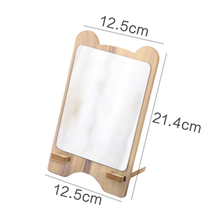 Desktop Bamboo Makeup Mirrors