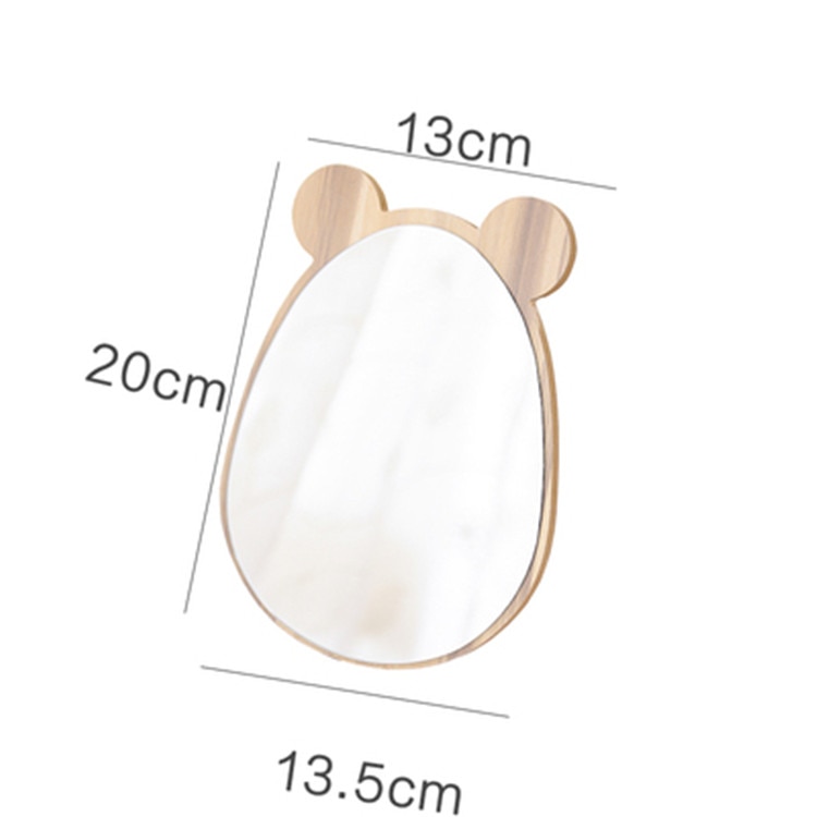 Desktop Bamboo Makeup Mirrors