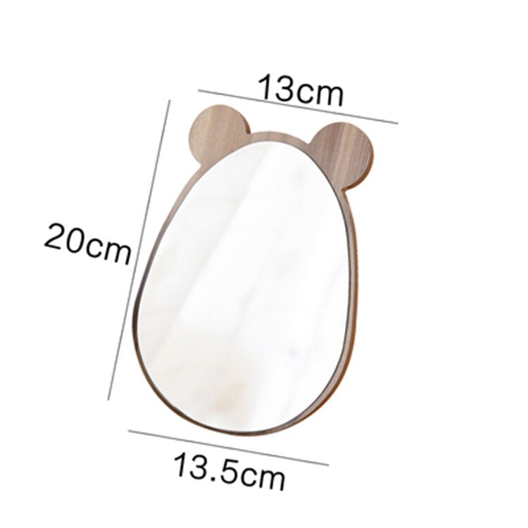 Desktop Bamboo Makeup Mirrors