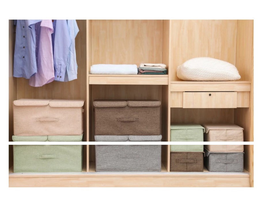 Melange Color Foldable Storage Basket Melange Color Foldable Storage Basket