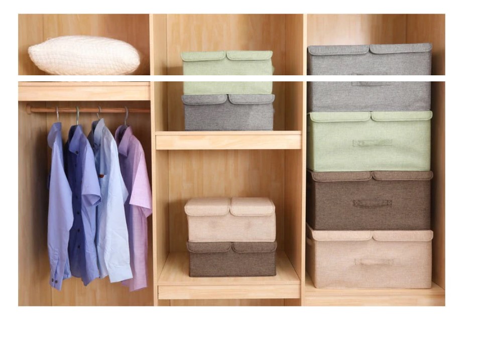 Melange Color Foldable Storage Basket Melange Color Foldable Storage Basket